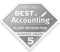 Best of Accounting 5 Year Diamond Award Alloy Silverstein